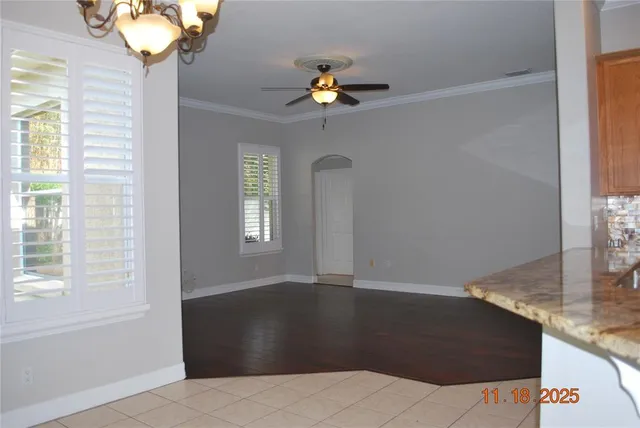 a view of a livingroom with a window