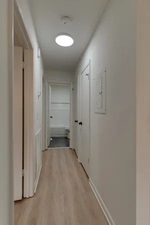 a view of a hallway