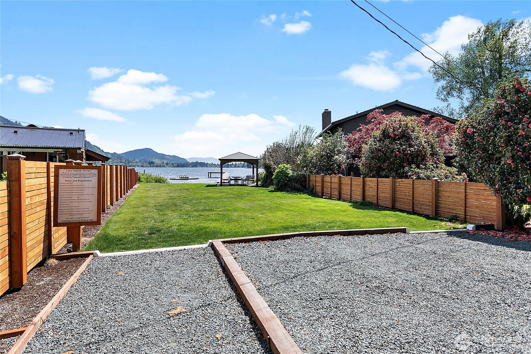 921 Autumn Lane, Unit 243 Bellingham, WA 98229 - Photo 21 of 24 a view of a backyard with a garden and plants