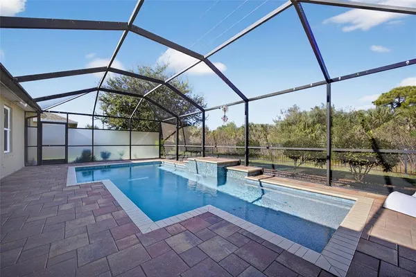 a view of outdoor space with seating