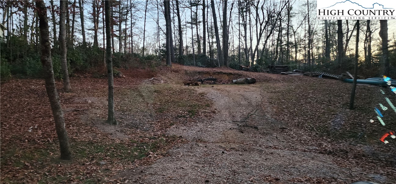 Tdb Pinewood Circle Fleetwood, NC 28626 - Photo 2 of 4 a view of a backyard with trees