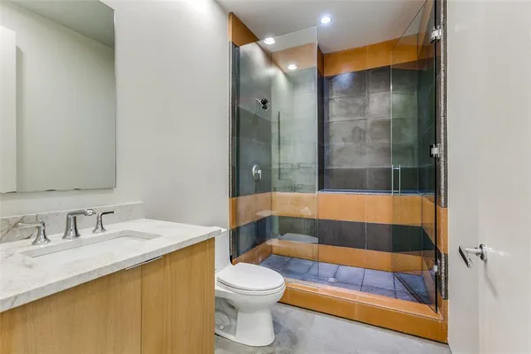 a bathroom with a sink and a bathtub