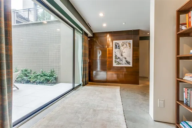 a view of front door