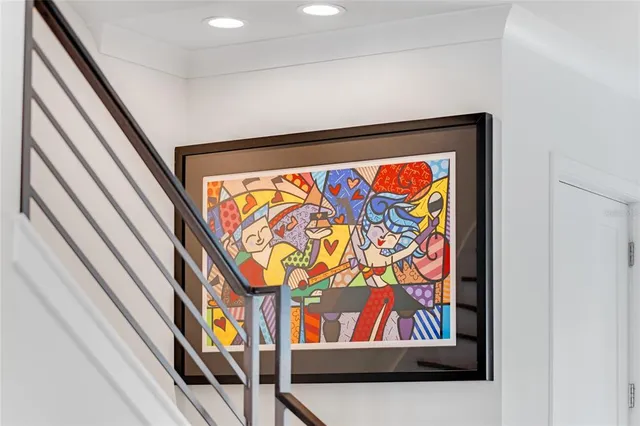 a bathroom with a double vanity sink a and a mirror