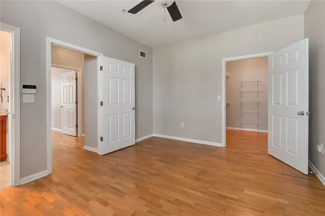 wooden floor in an empty room