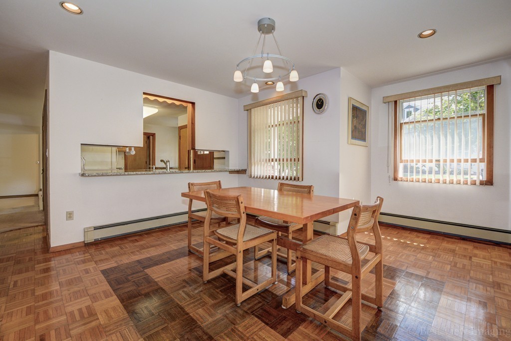 125 Wendell Road Newton, MA 02459 - Photo 8 of 16 a view of a dining room with furniture and window