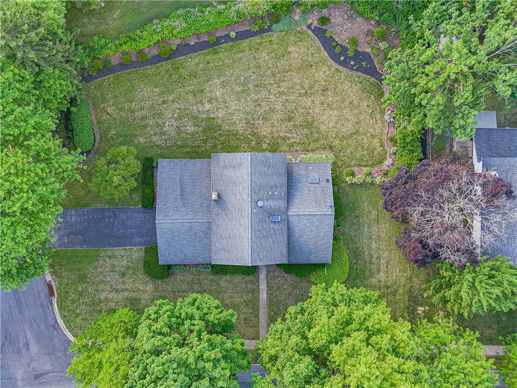5425 Clauser Road Orefield, PA 18069 - Photo 17 of 18 An aerial perspective reveals the property's generous yard space and well-maintained landscaping.