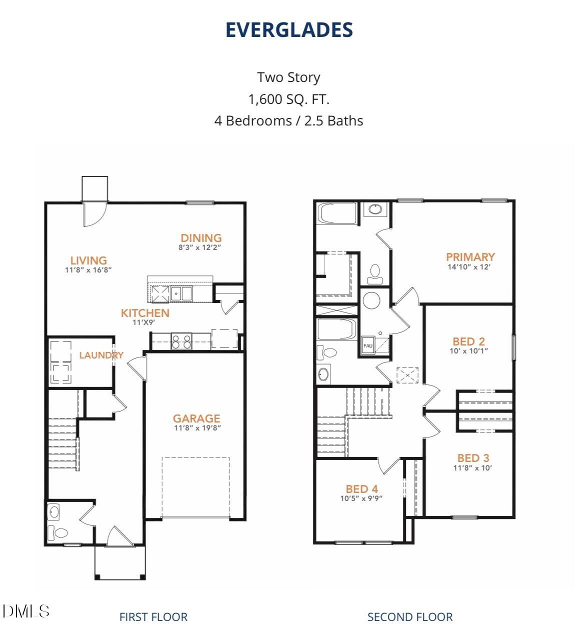 137 Lillian Court Roxboro, NC 27573 - Photo 6 of 6 Everglades Floor Plan