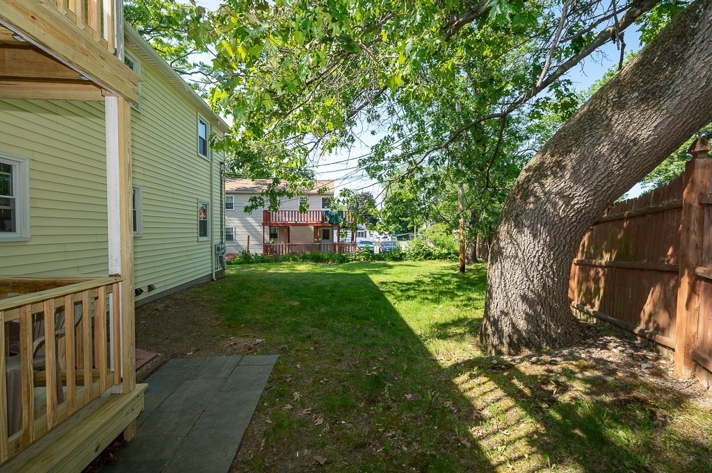 25 Agate Avenue Worcester, MA 01604 - Photo 33 of 34 a view of a backyard with a garden