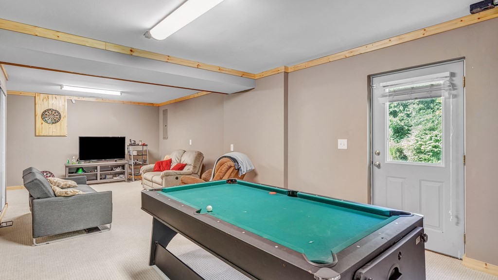 420 No Pone Valley Road Northwest Georgetown, TN 37336 - Photo 36 of 56 a room with pool table and a flat screen tv