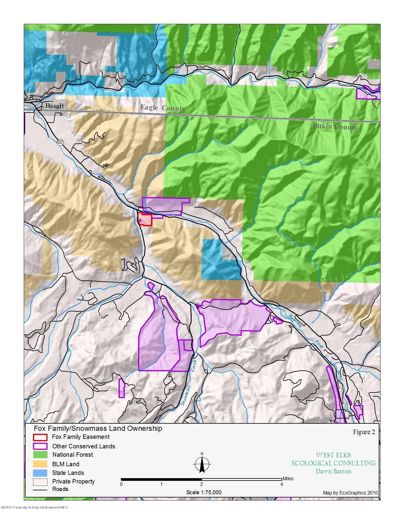 352 Snowmass Creek Road Snowmass, CO 81654 - Photo 16 of 18 Easement info map