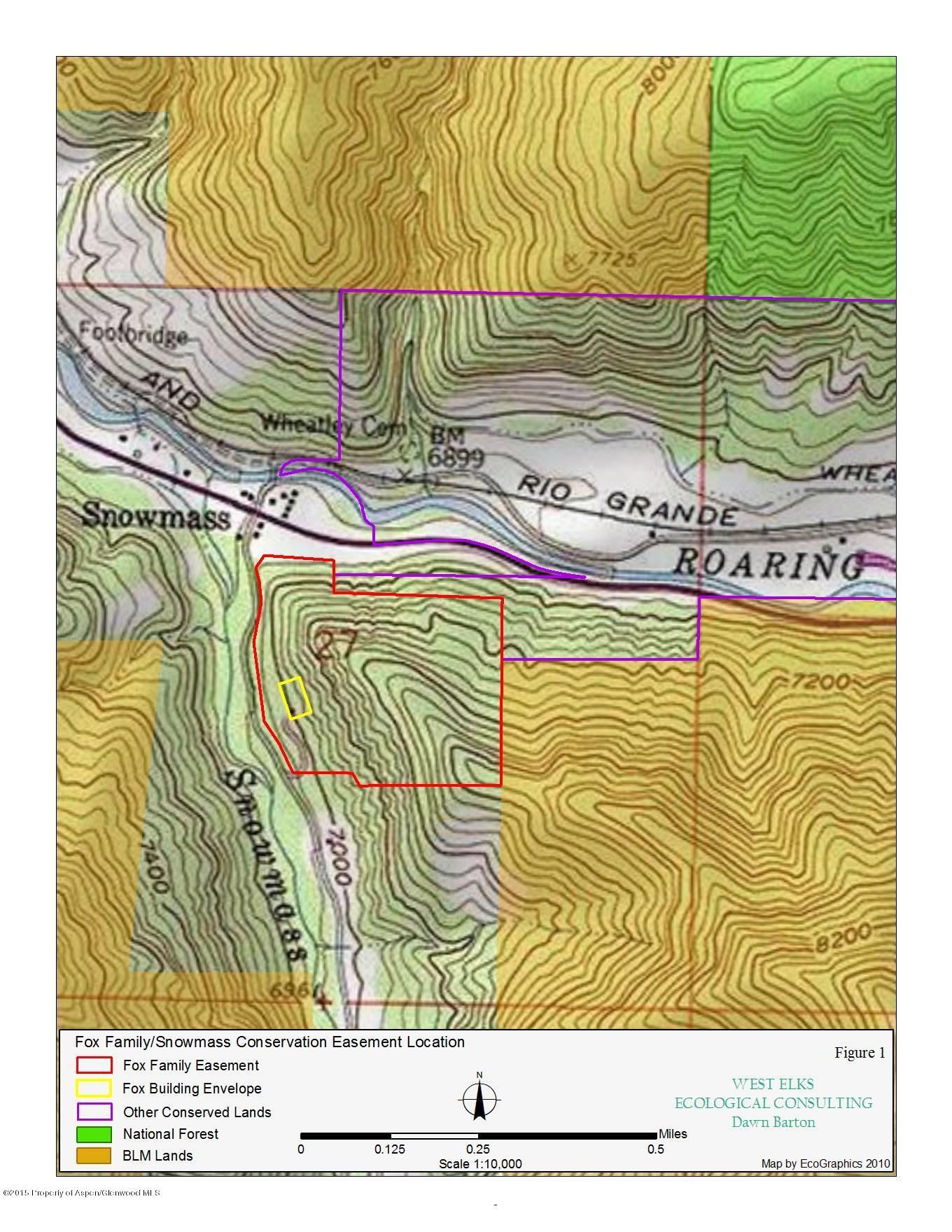 352 Snowmass Creek Road Snowmass, CO 81654 - Photo 18 of 18 Topo Map of parcel
