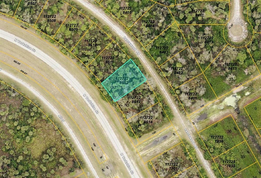 12 Lancewood Road North Port, FL 34288 - Photo 1 of 1 County map of lot
