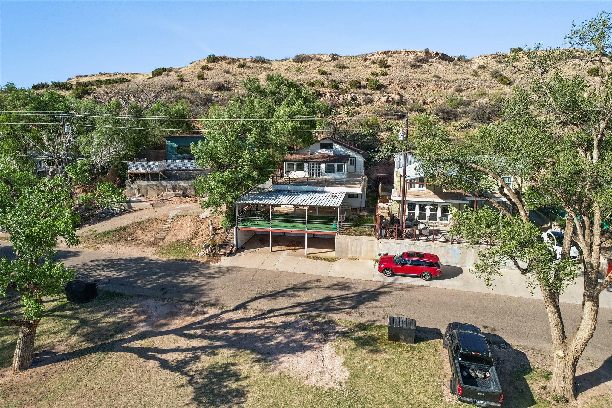 69 Pony Express Trail Lubbock, TX 79404 - Photo 35 of 39 an aerial view of a house with a yard