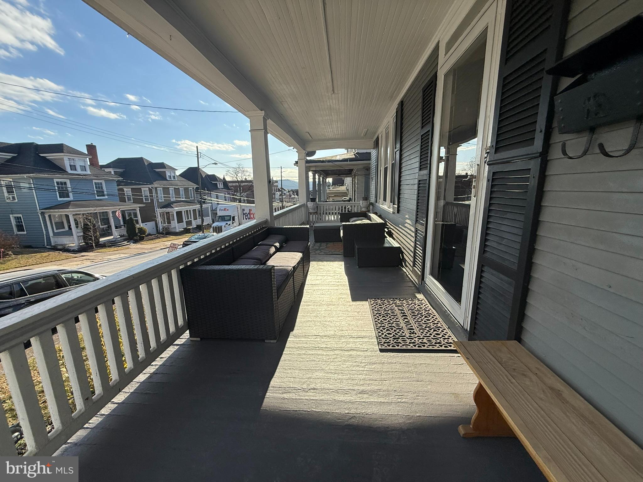 429 Pine Street Steelton, PA 17113 - Photo 21 of 25 a view of a balcony with wooden floor