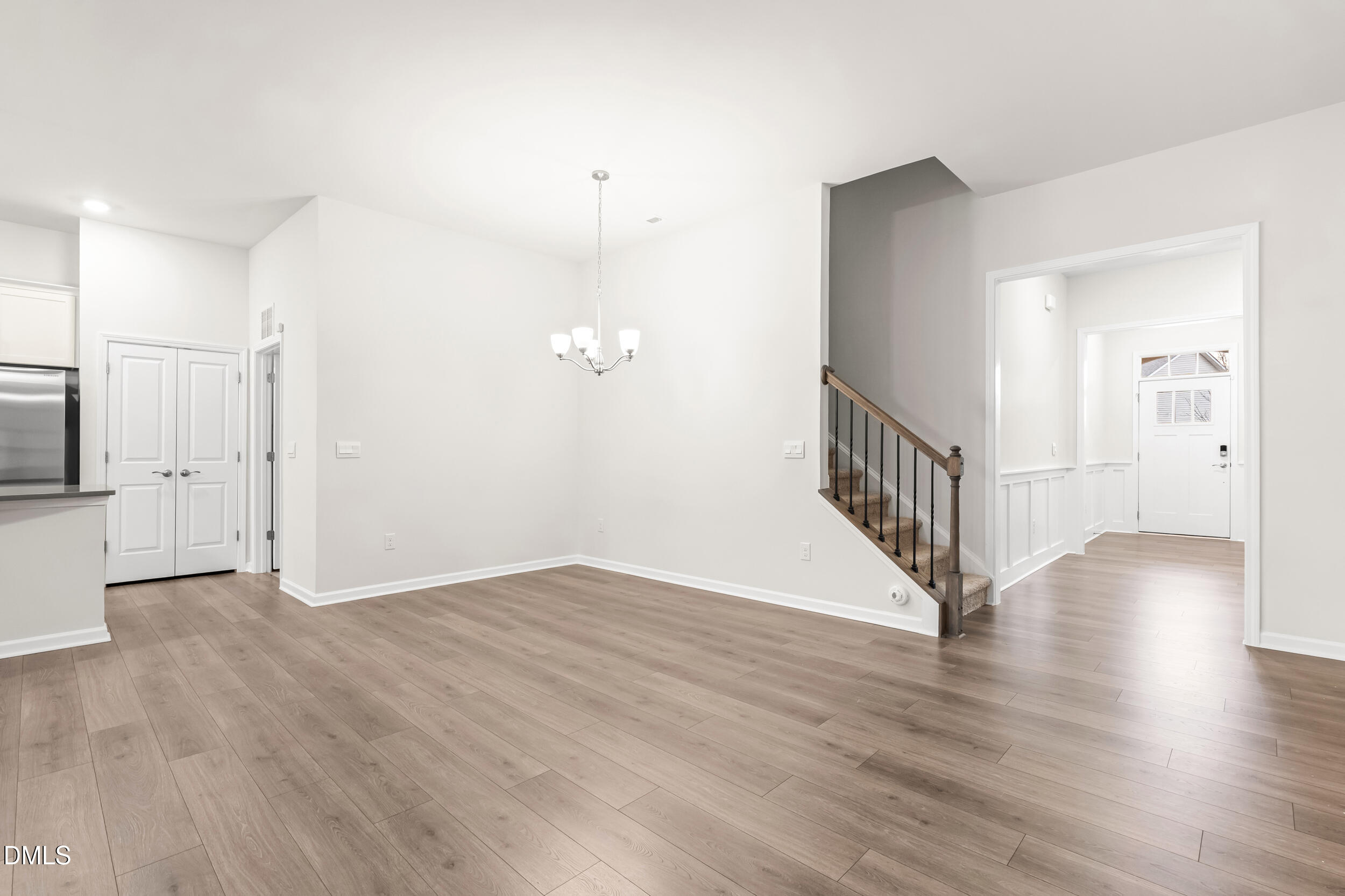 1 Bobby Parker Place Durham, NC 27703 - Photo 12 of 41 a view of a hallway with wooden floor