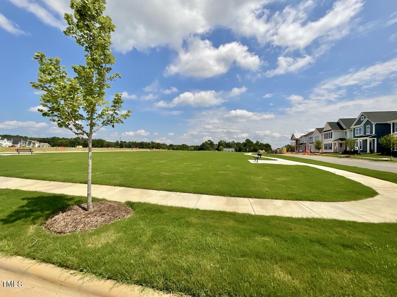 166 Nimble Way Clayton, NC 27520 - Photo 38 of 40 a view of a golf course with a lake