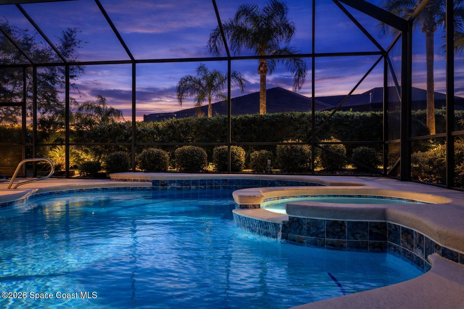 8201 Compton Way Melbourne, FL 32940 - Photo 2 of 52 a outdoor space with swimming pool table and chairs