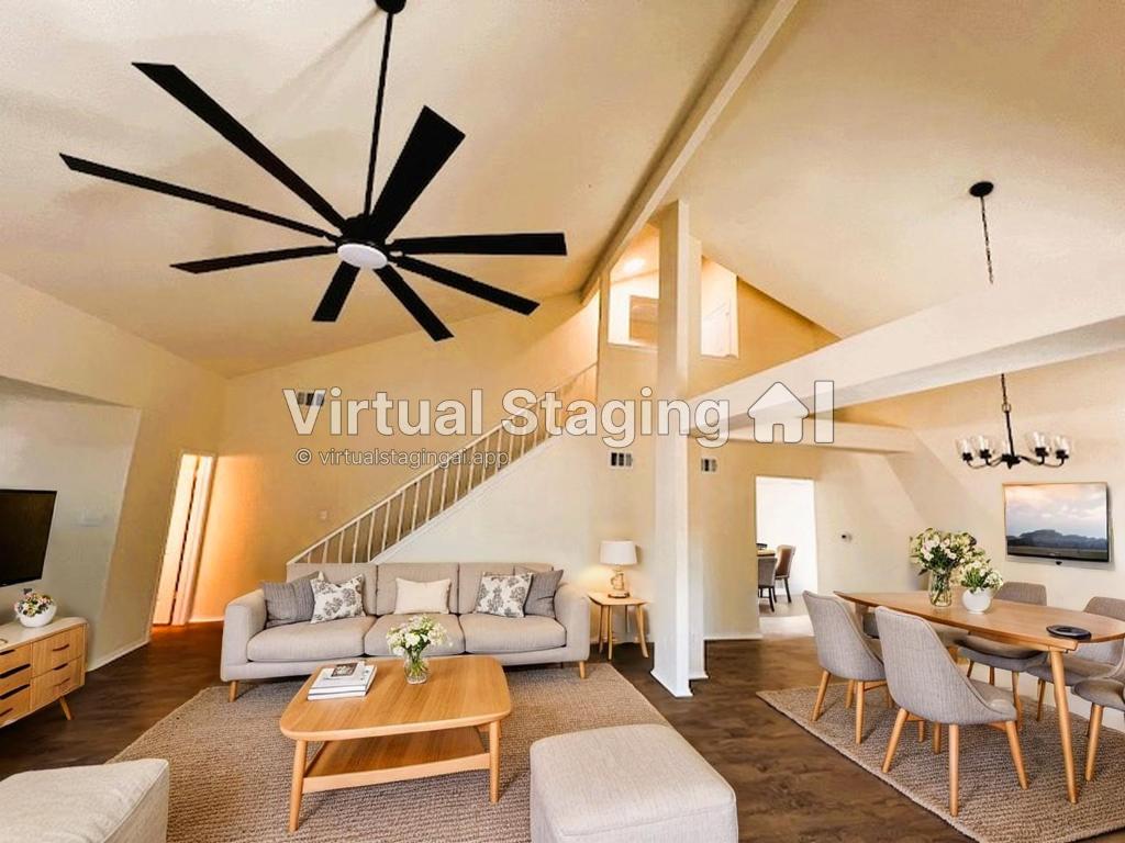 13236 Kerrville Folkway Austin, TX 78729 - Photo 2 of 16 a living room with furniture and a large window