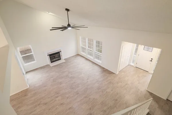 wooden floor in an empty room