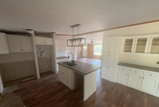 19188 East Divide Road Bluford, IL 62814 - Photo 3 of 20 a kitchen with a sink stove and refrigerator
