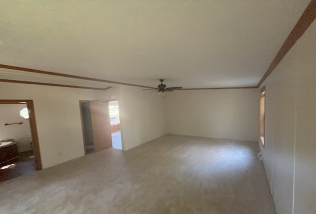 19188 East Divide Road Bluford, IL 62814 - Photo 10 of 20 an empty room with a ceiling fan and window