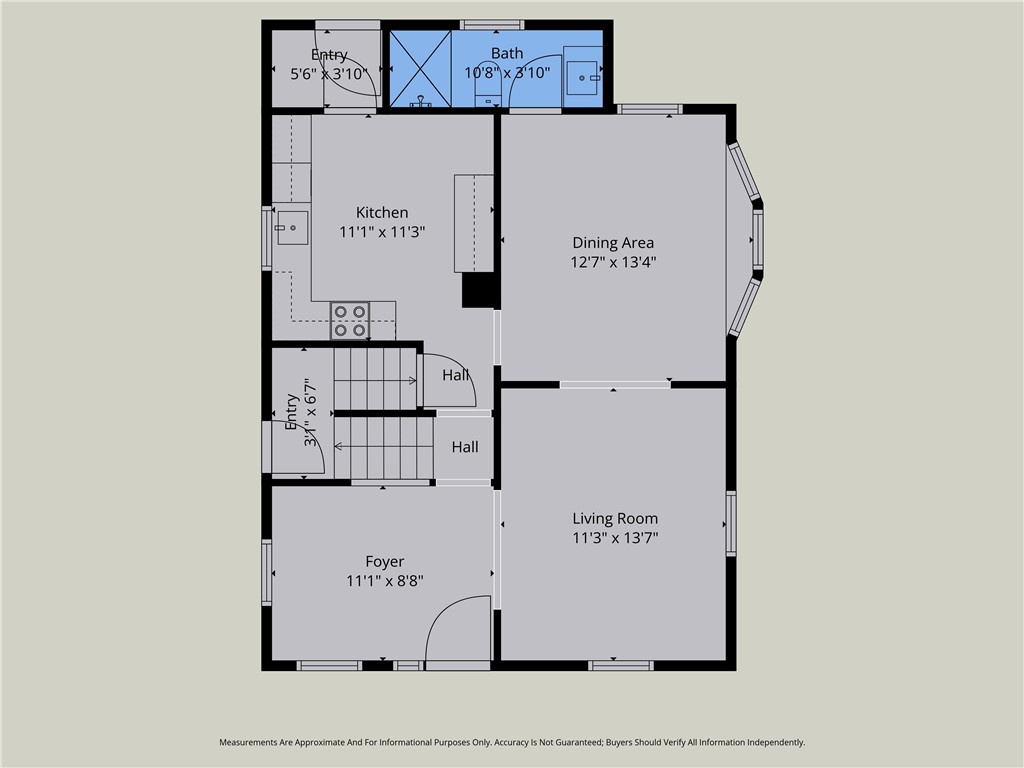 320 Rosewood Terrace Rochester, NY 14609 - Photo 27 of 29 First Floor Dimensions