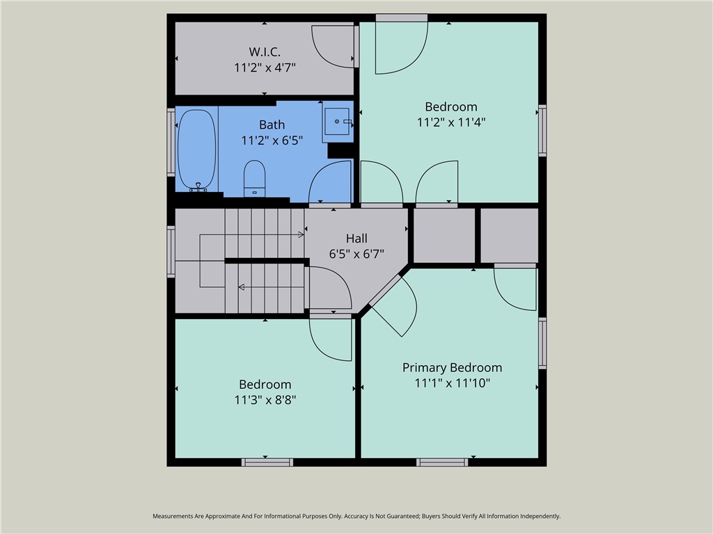 320 Rosewood Terrace Rochester, NY 14609 - Photo 28 of 29 Second Floor Dimensions