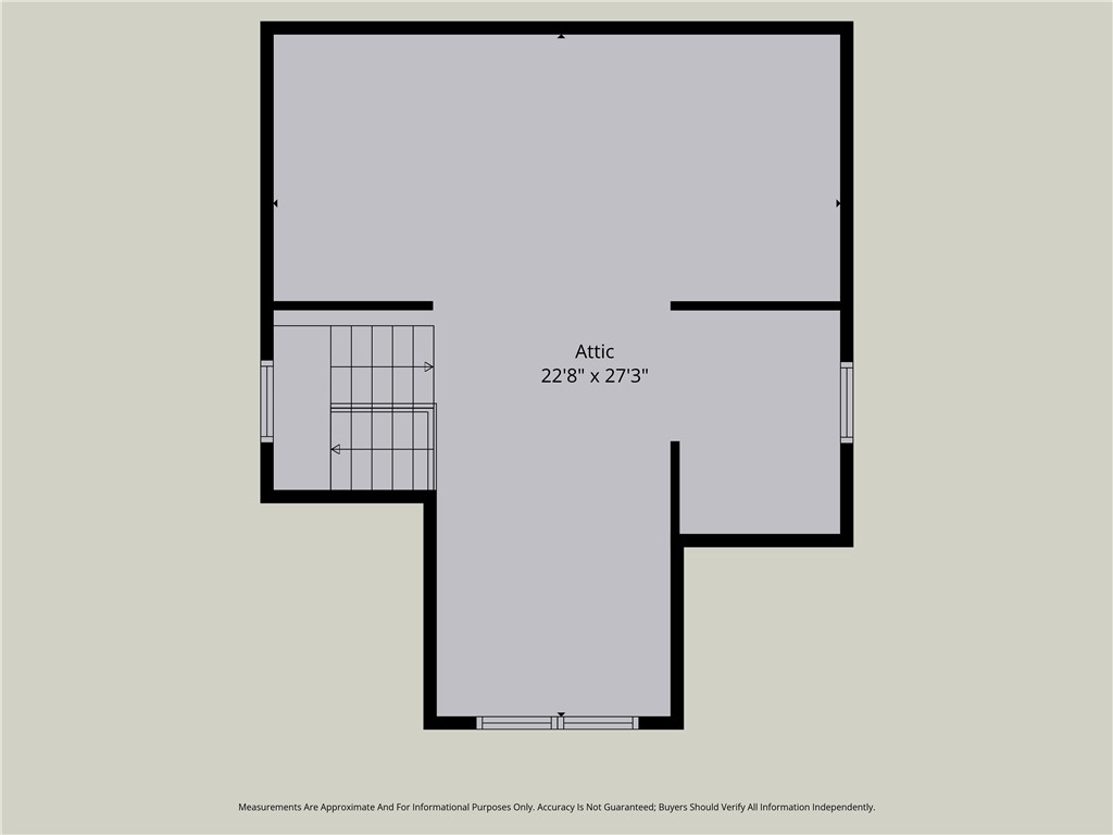 320 Rosewood Terrace Rochester, NY 14609 - Photo 29 of 29 Attic Dimensions