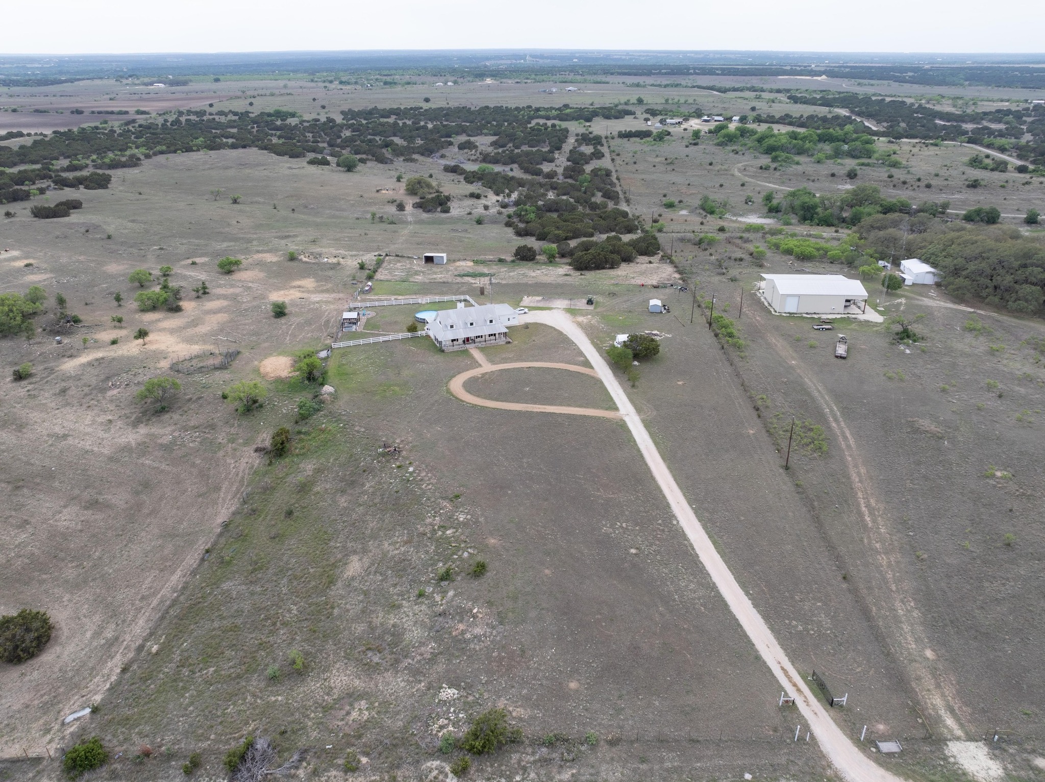 1283 Rattlesnake Trail Burnet, TX 78611 - Photo 29 of 40 an aerial view of a forest with beach
