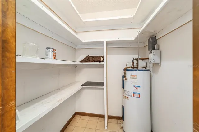 a close view of closet