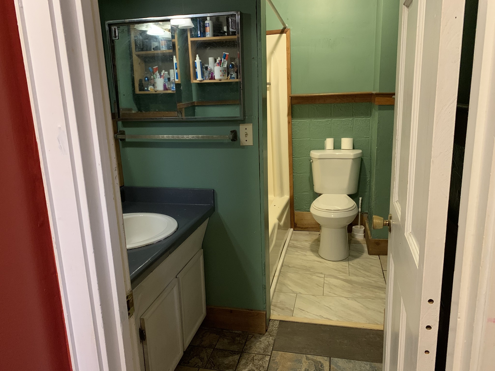 502 Twomey Road Centerville, TN 37033 - Photo 20 of 42 a bathroom with a toilet and a sink
