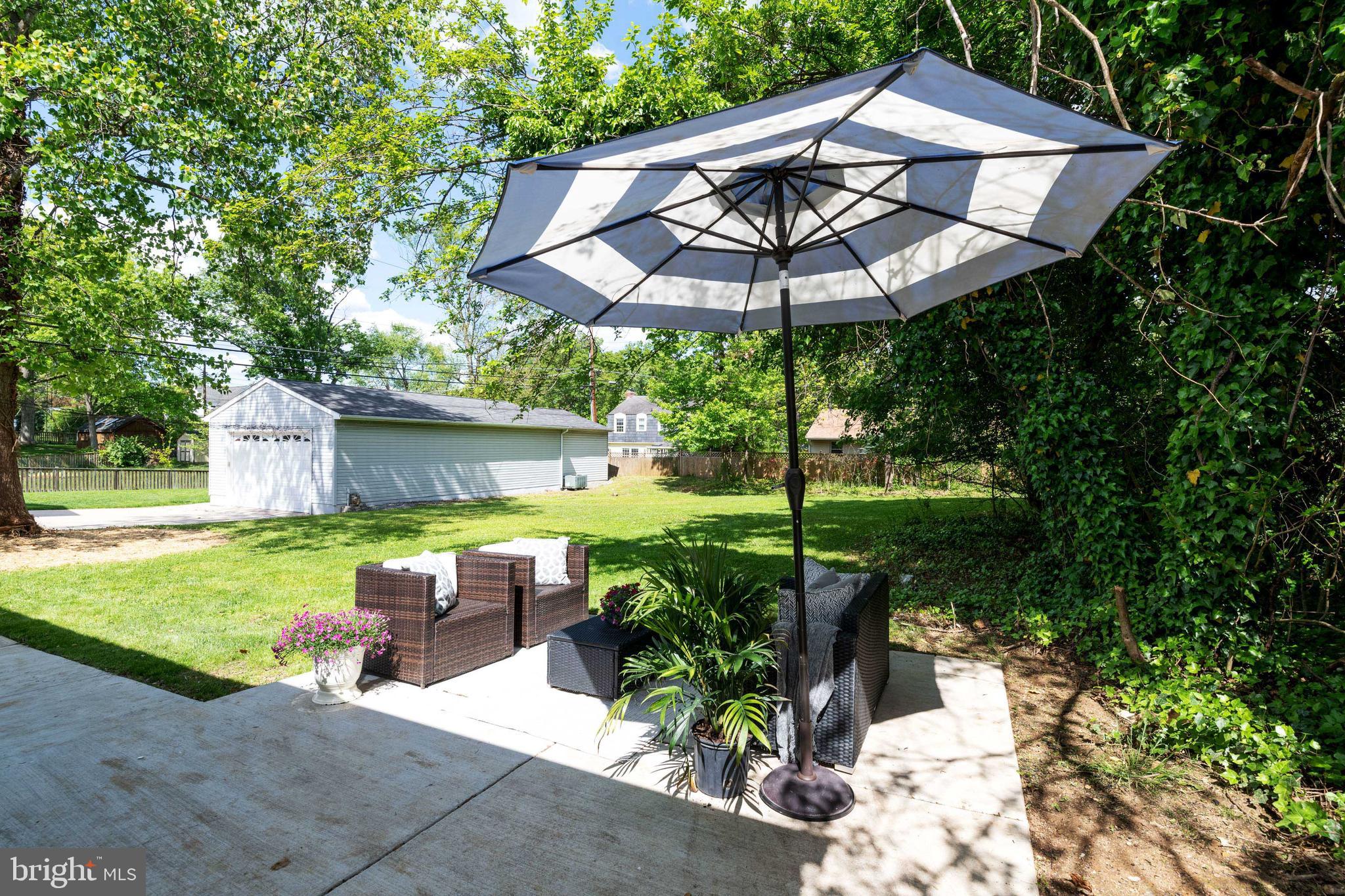 2001 Reuter Road Lutherville-Timonium, MD 21093 - Photo 34 of 38 Sweet back yard with a patio!