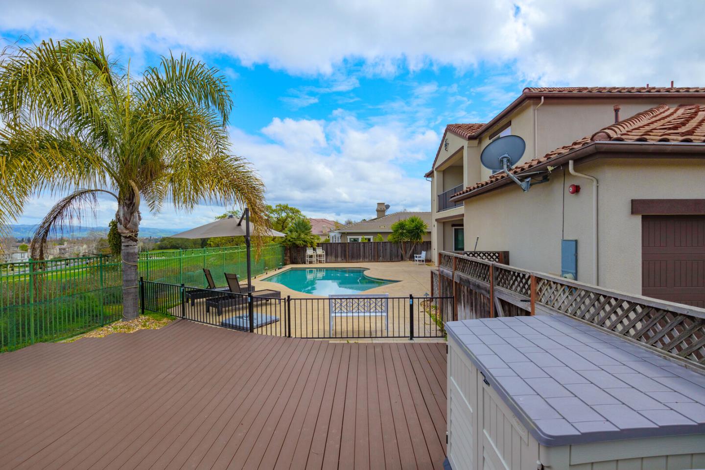 7230 Pitlochry Drive Gilroy, CA 95020 - Photo 72 of 74 a roof deck view with a table and chairs