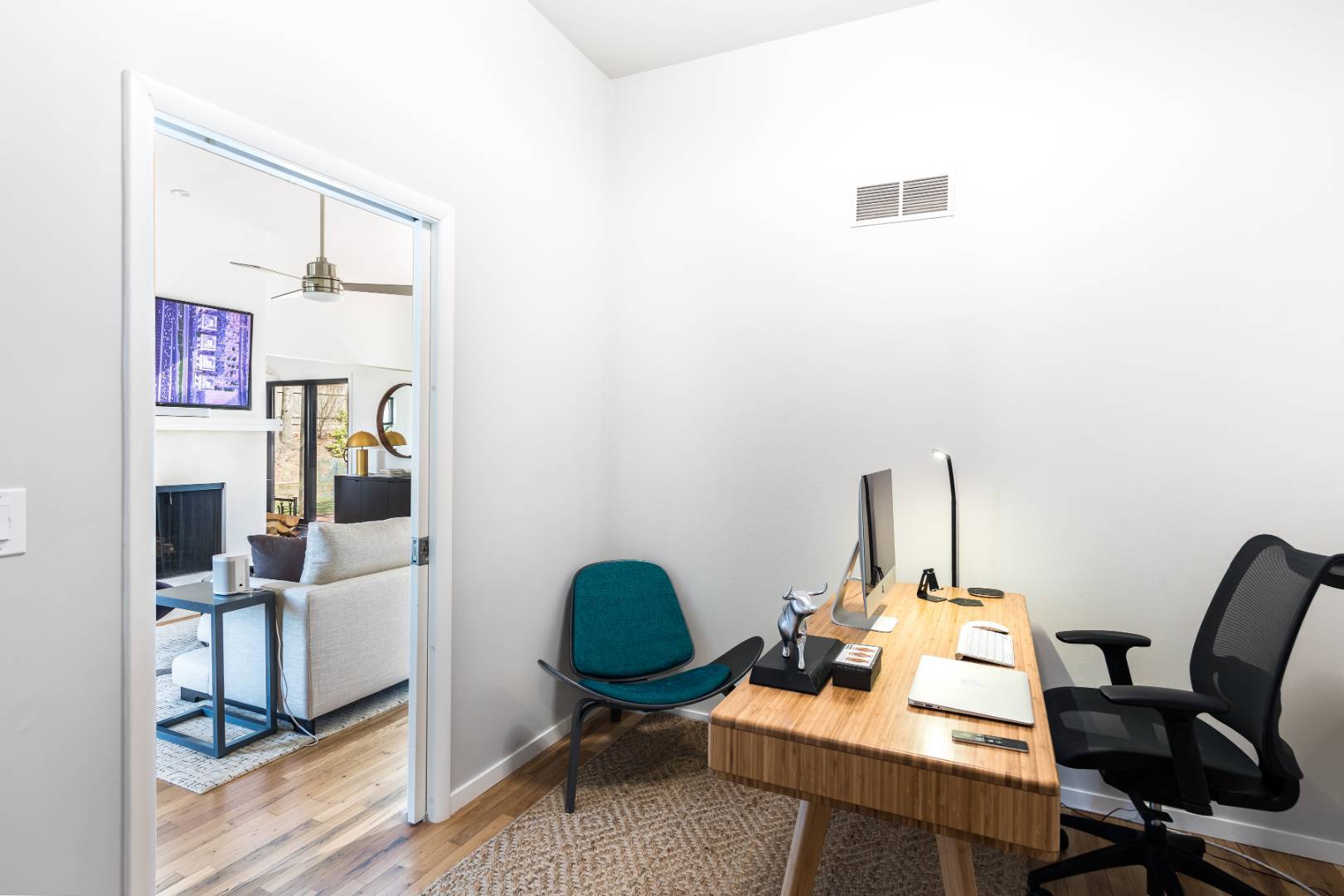 54 Johnson Avenue Southampton, NY 11968 - Photo 14 of 24 a view of a workspace with furniture and toys
