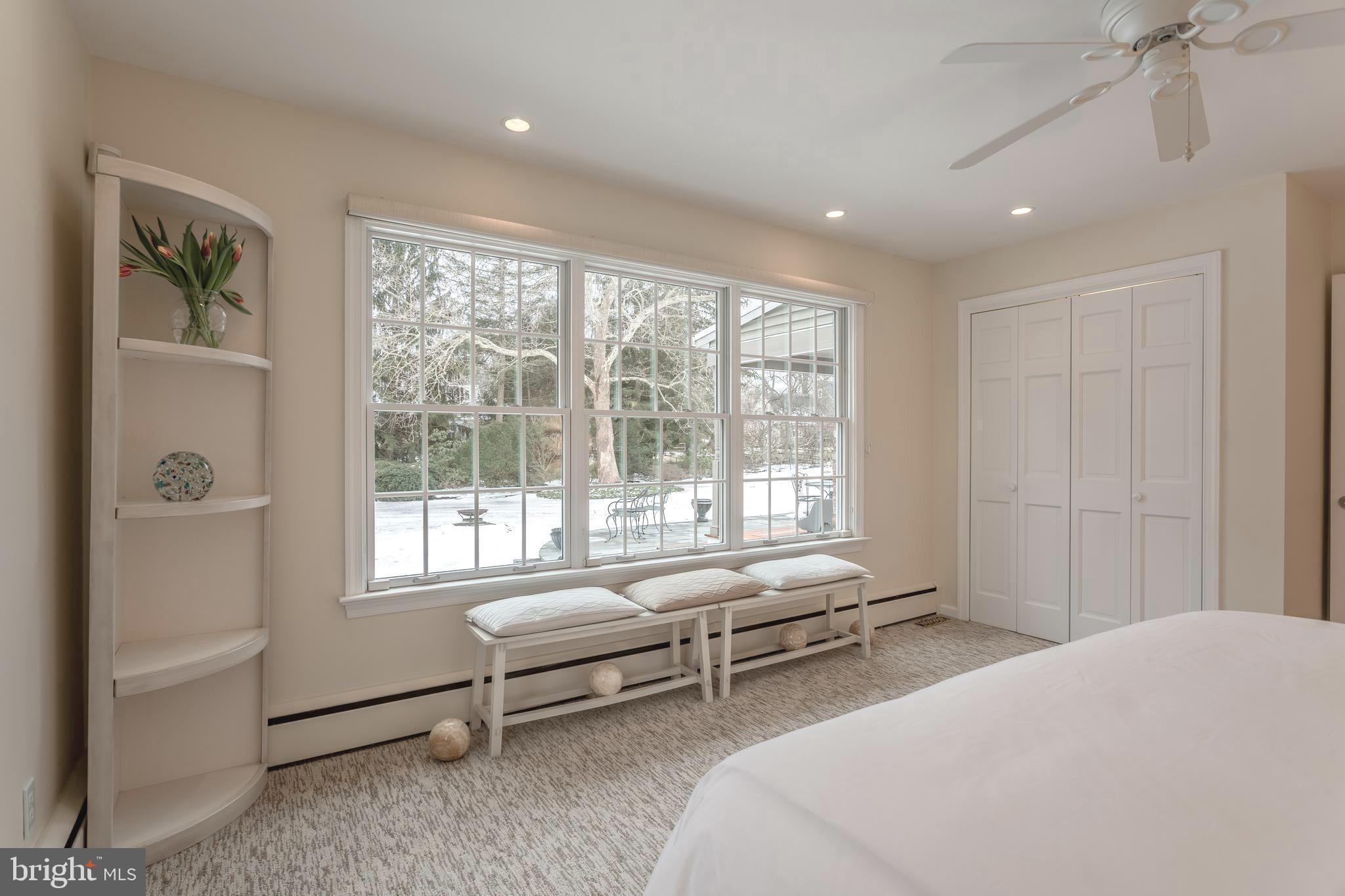 661 Church Road Wayne, PA 19087 - Photo 14 of 32 Beautiful yard views from 1st floor Master Bedroom