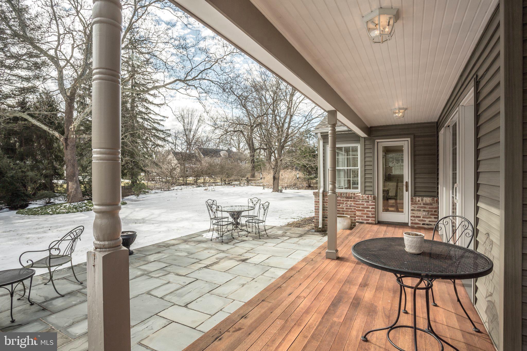 661 Church Road Wayne, PA 19087 - Photo 22 of 32 Rear Patio offering peaceful living space
