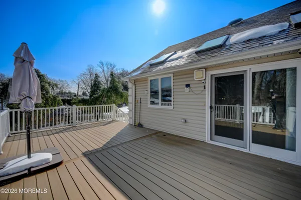 a view of a roof deck