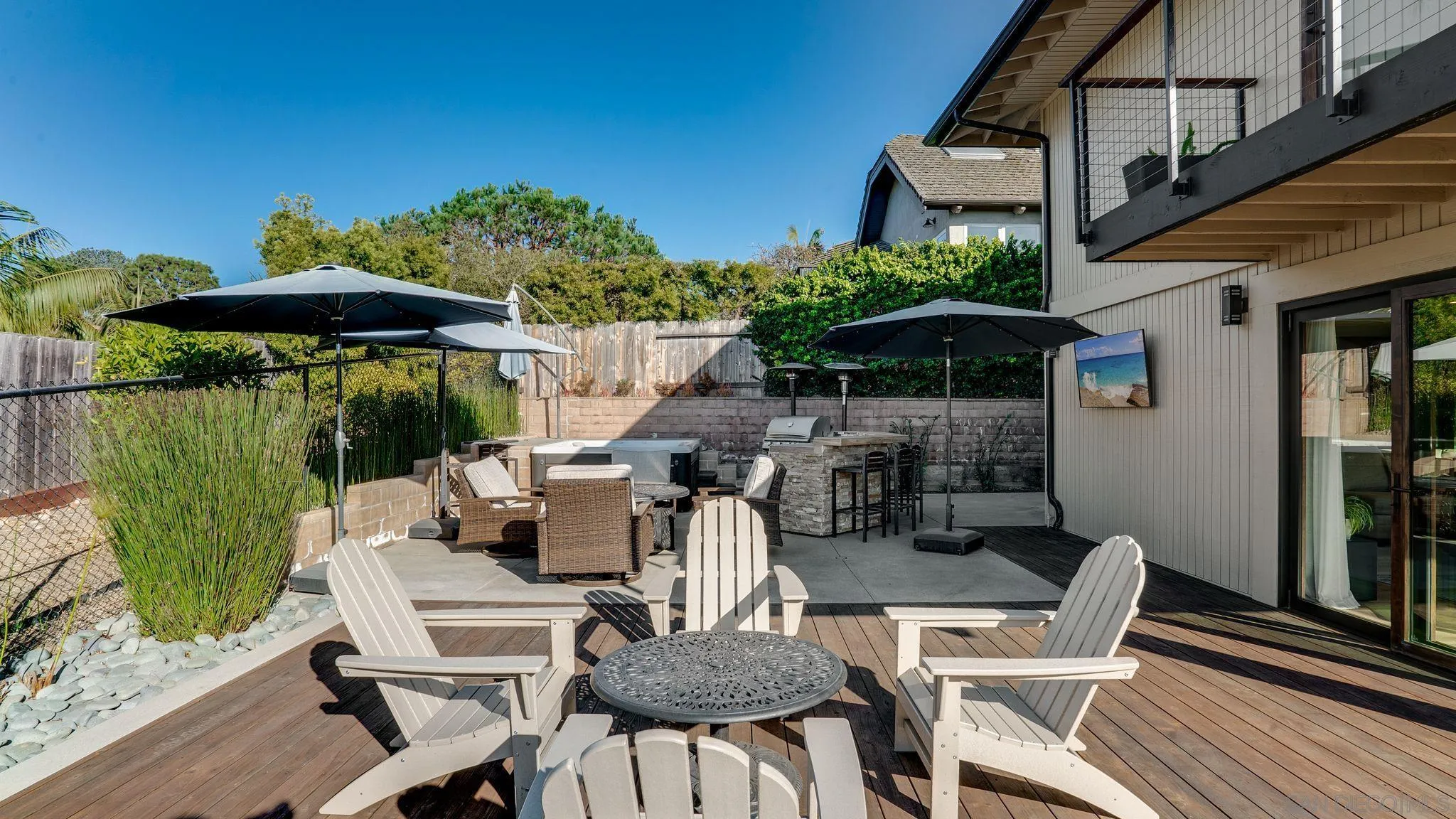 320 Del Mar Heights Road Del Mar, CA 92014 - Photo 10 of 49 a view of a patio with furniture and a table