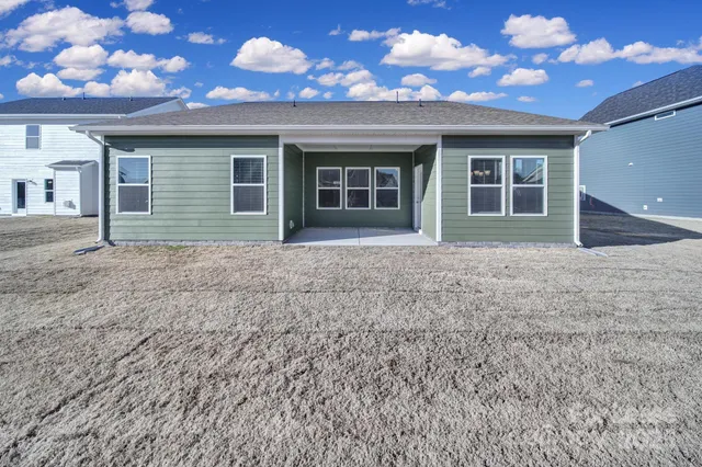 a front view of house with yard