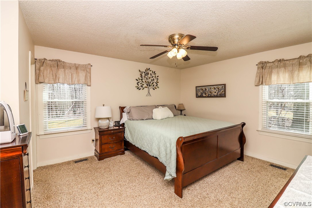 2210 Mill Road Powhatan, VA 23139 - Photo 14 of 36 a spacious bedroom with a bed dresser and a window