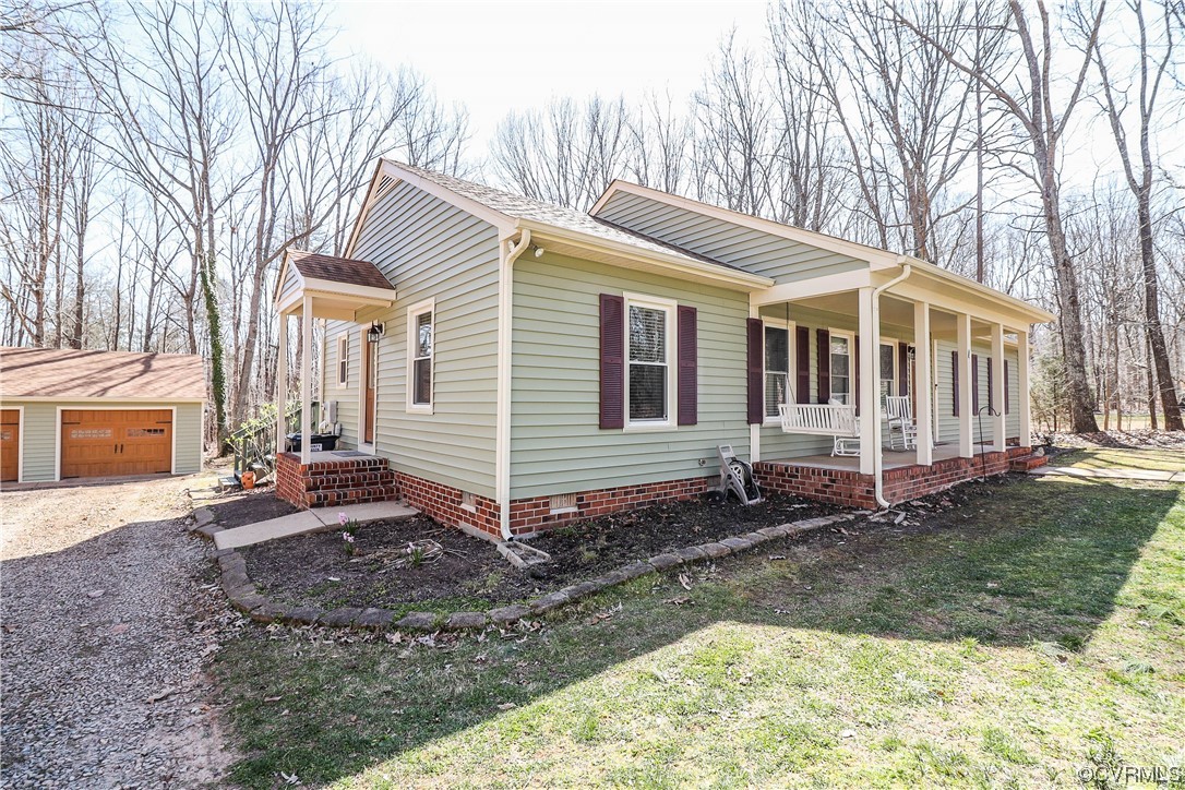 2210 Mill Road Powhatan, VA 23139 - Photo 31 of 36 a view of a house with backyard and trees