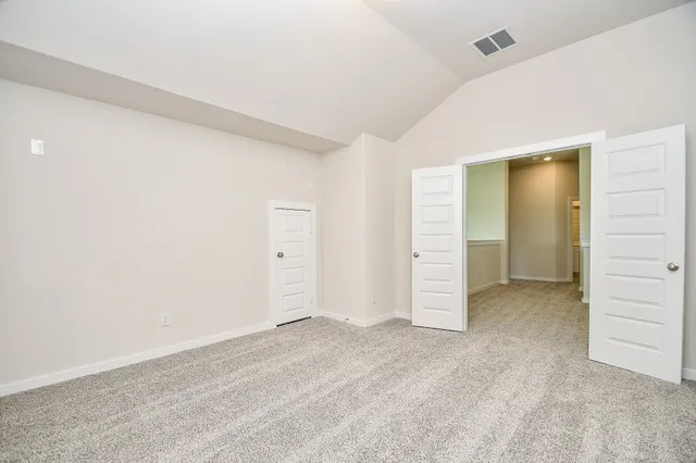 a view of an empty room