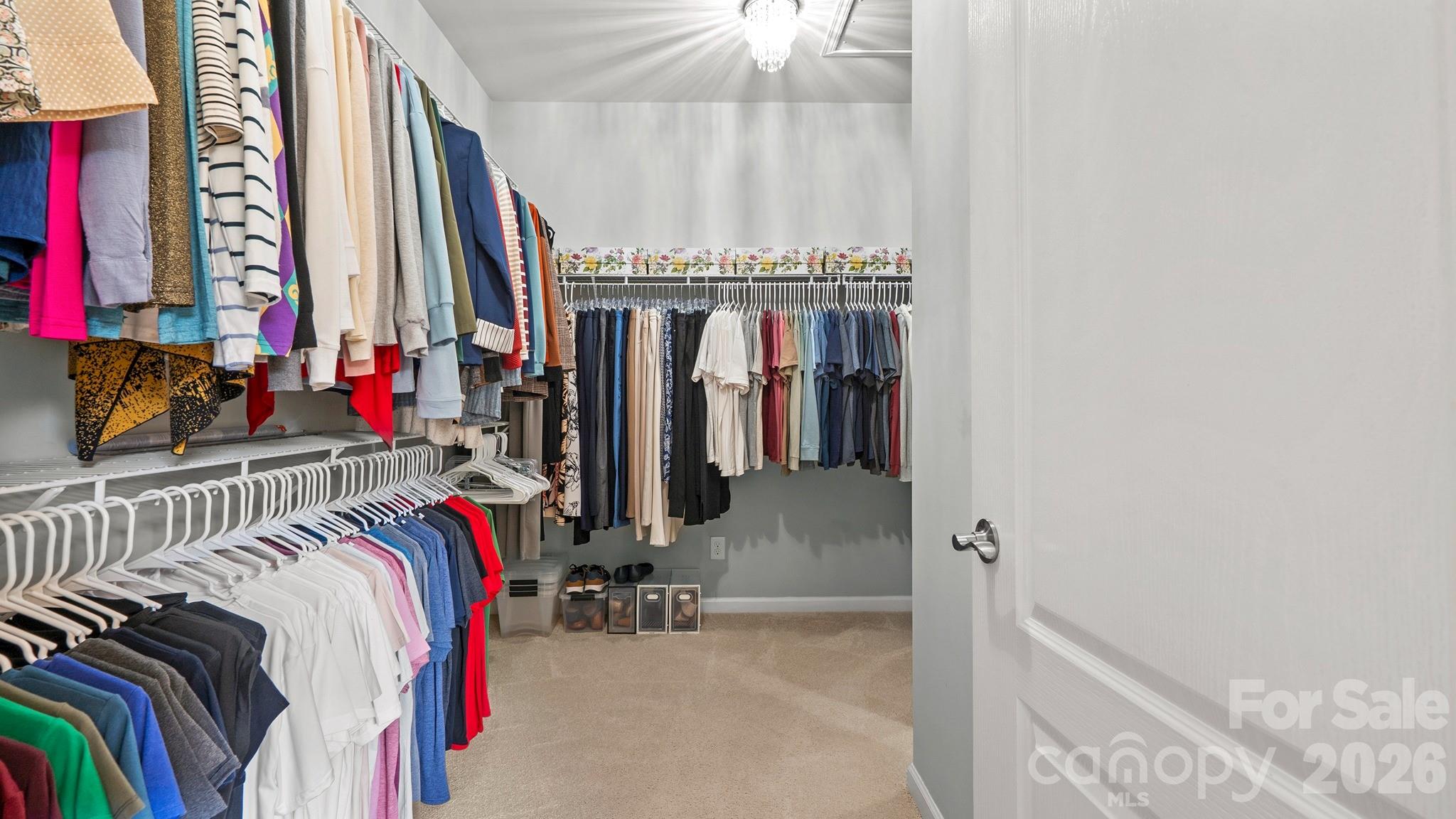 952 Kirby Drive Fort Mill, SC 29715 - Photo 17 of 42 a view of walk in closet with clothes and shoes