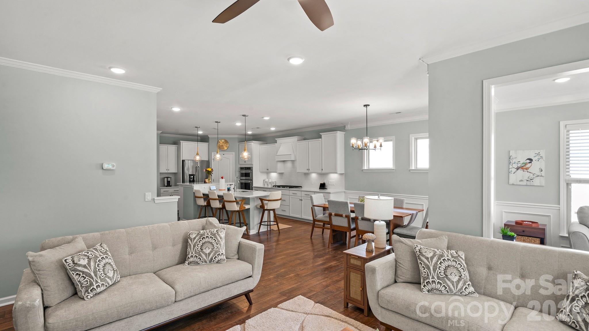 952 Kirby Drive Fort Mill, SC 29715 - Photo 26 of 42 a living room with furniture and a fireplace