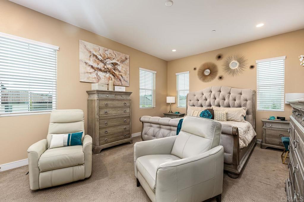 1194 Palomar Circle Escondido, CA 92027 - Photo 13 of 37 a bedroom with furniture and a large window
