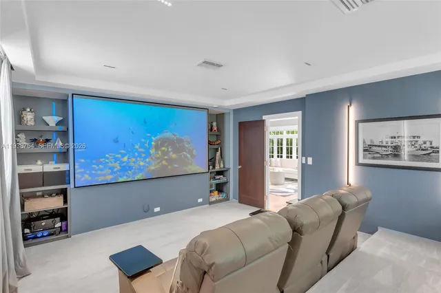 a bedroom with a bed and furniture