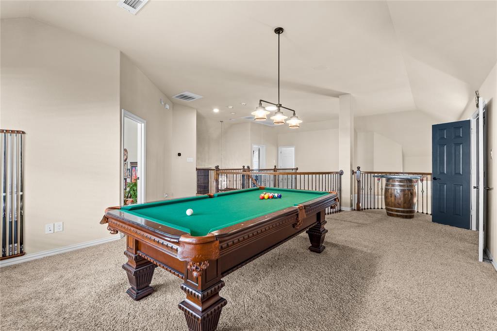 9801 Nolina Road Fort Worth, TX 76177 - Photo 21 of 40 a room with pool table and stainless steel appliances