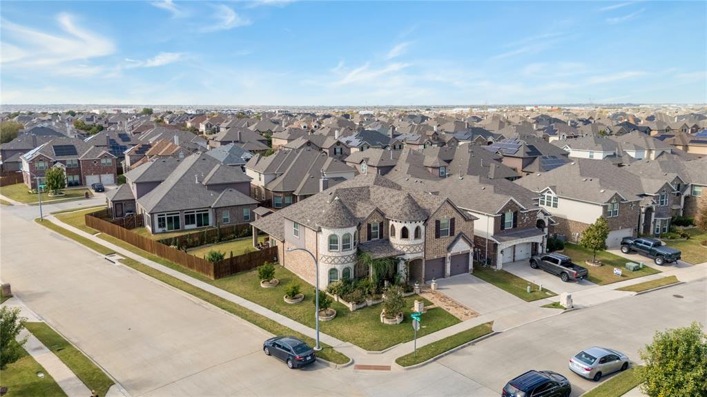 9801 Nolina Road Fort Worth, TX 76177 - Photo 36 of 40 an aerial view of residential houses with outdoor space