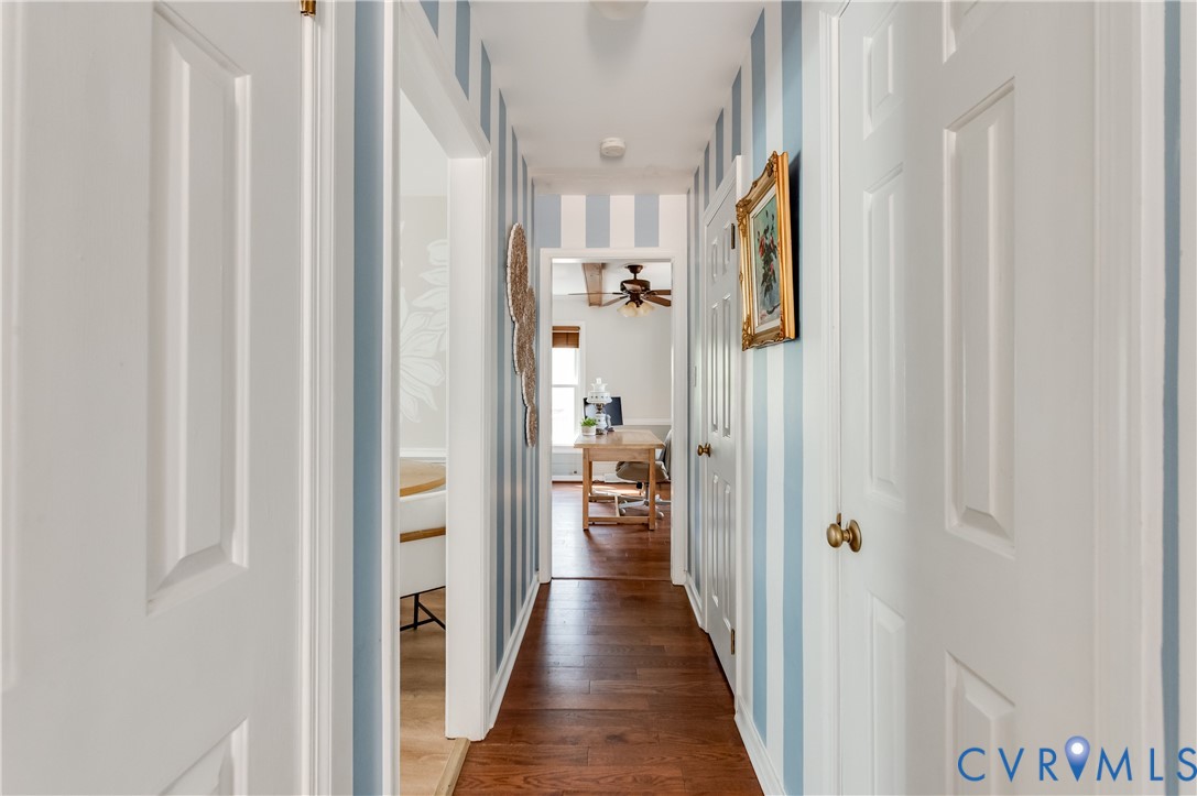 1318 Unison Drive Midlothian, VA 23113 - Photo 12 of 47 a view of a hallway with wooden floor